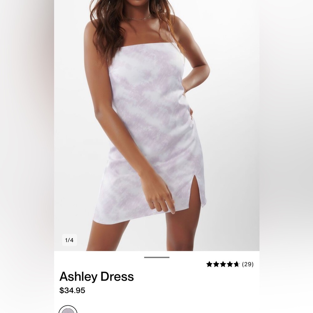 Purple Satin Slip Dress “The Ashley Dress”